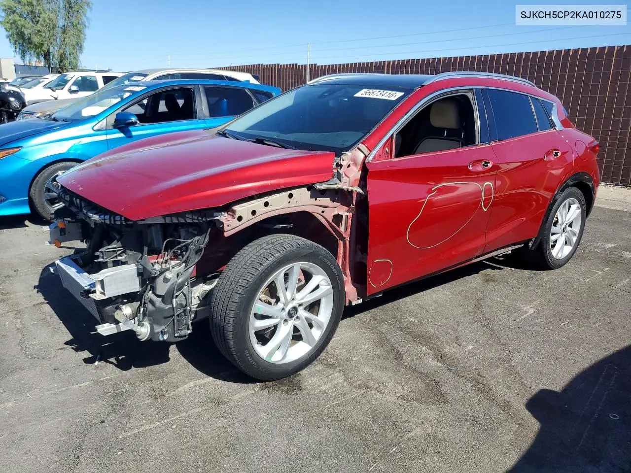 2019 Infiniti Qx30 Luxe VIN: SJKCH5CP2KA010275 Lot: 56673416