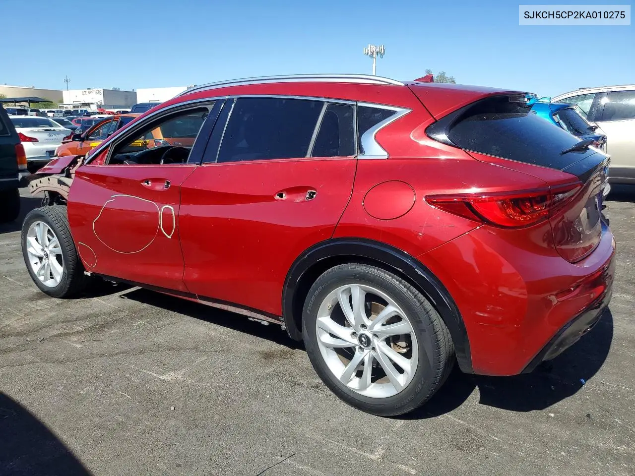 2019 Infiniti Qx30 Luxe VIN: SJKCH5CP2KA010275 Lot: 56673416