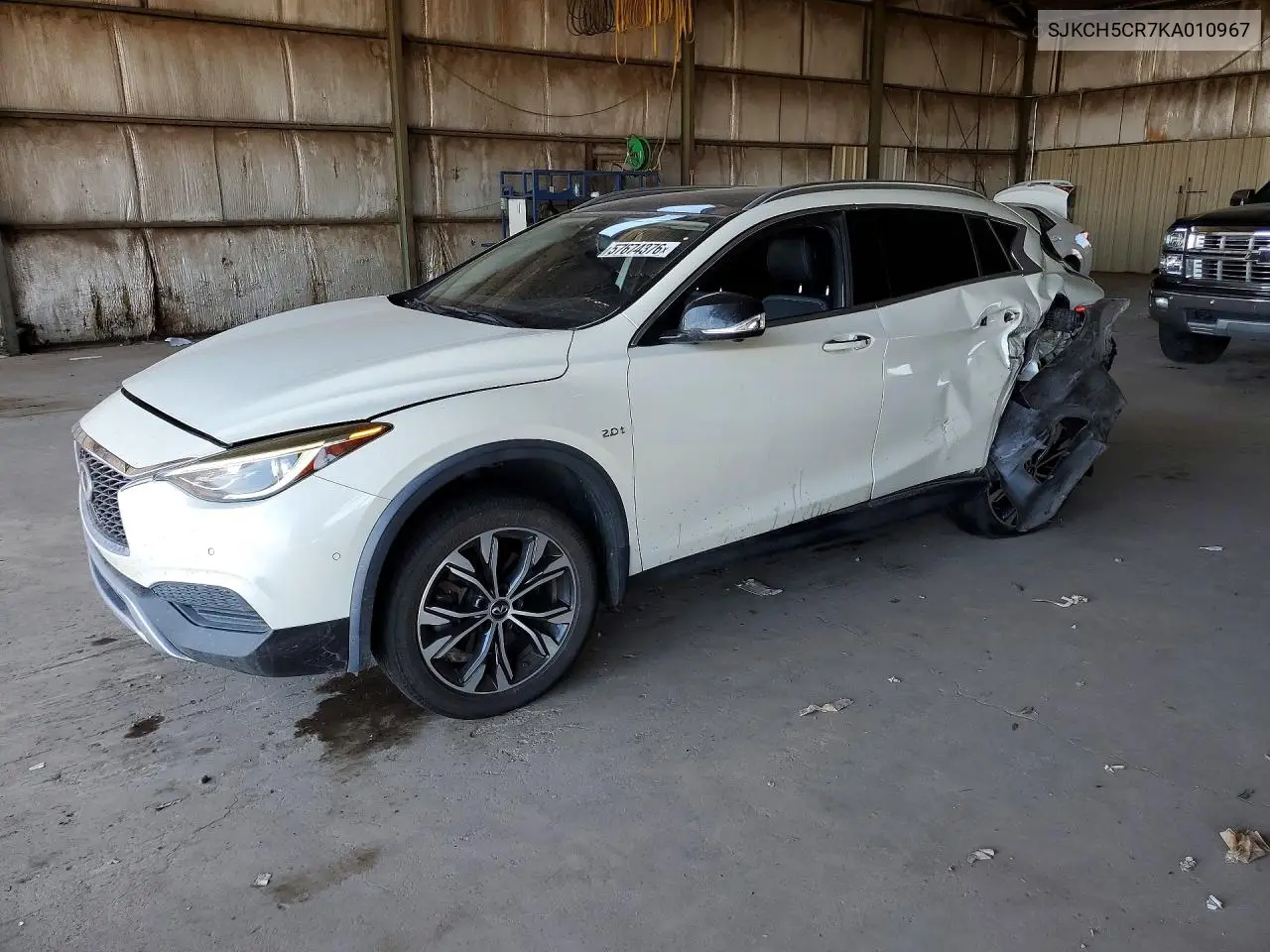 2019 Infiniti Qx30 Luxe VIN: SJKCH5CR7KA010967 Lot: 57674376
