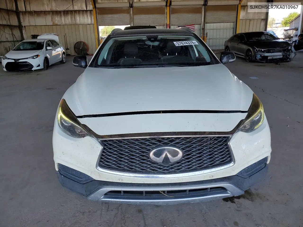 2019 Infiniti Qx30 Luxe VIN: SJKCH5CR7KA010967 Lot: 57674376