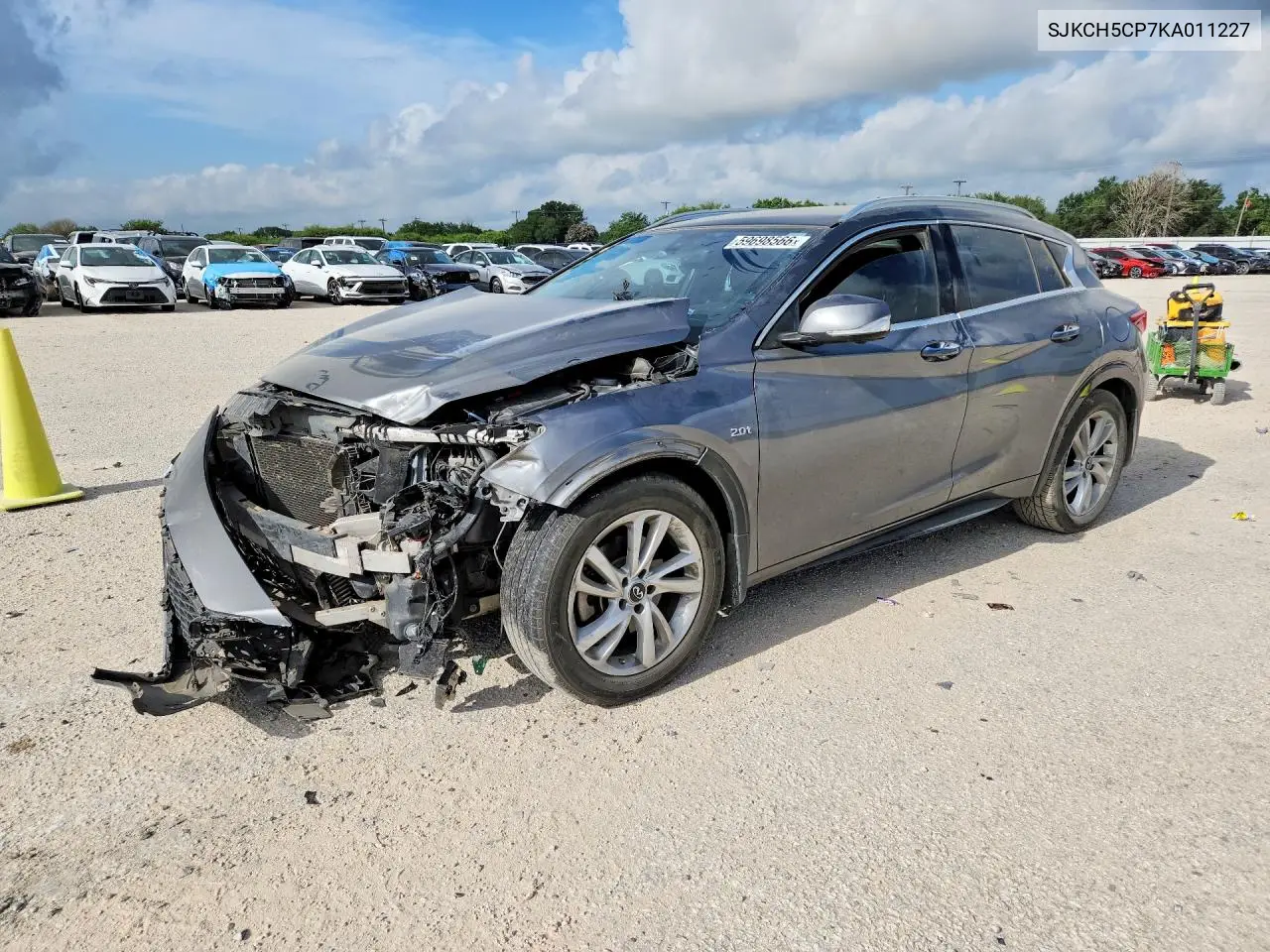 2019 Infiniti Qx30 Luxe VIN: SJKCH5CP7KA011227 Lot: 59698566