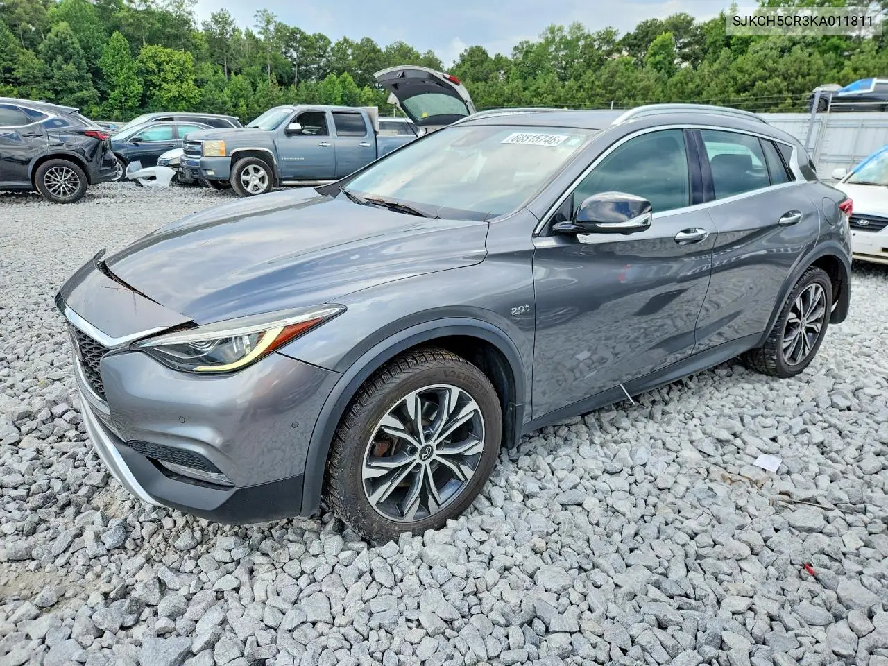 2019 Infiniti Qx30 Essential VIN: SJKCH5CR3KA011811 Lot: 60315746