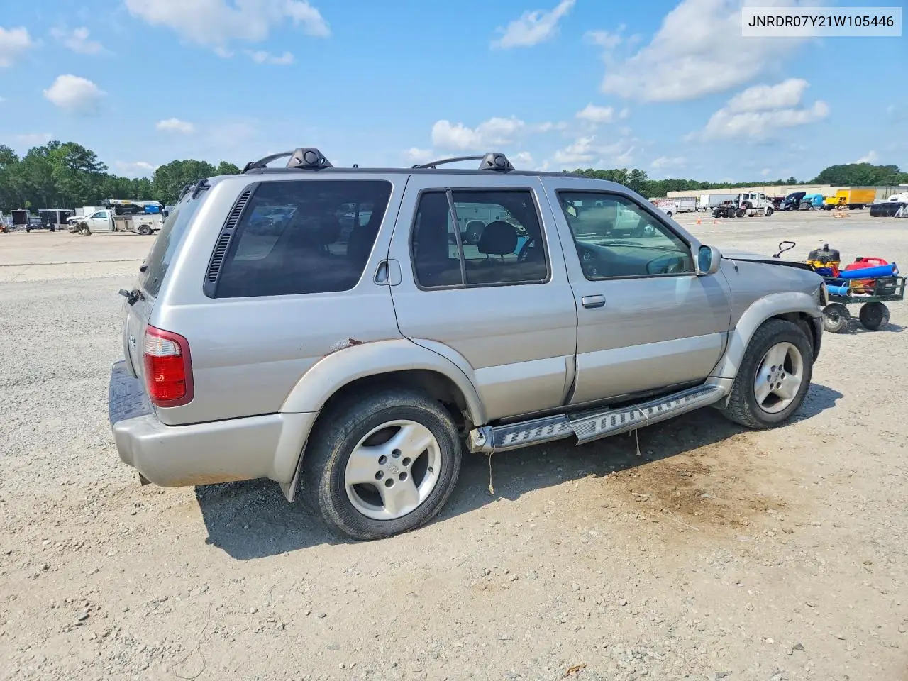 2001 Infiniti Qx4 Base VIN: JNRDR07Y21W105446 Lot: 58693596