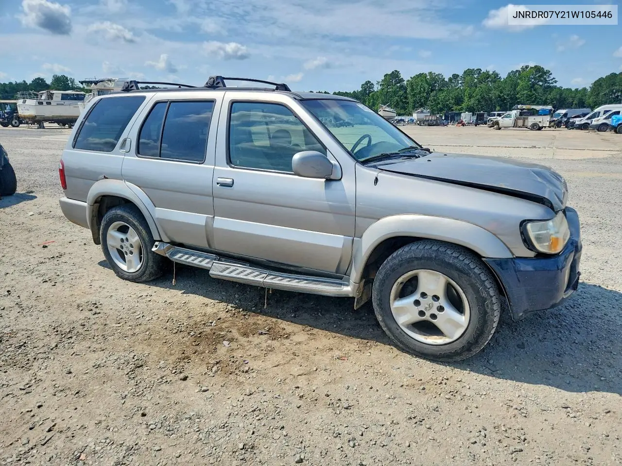 2001 Infiniti Qx4 Base VIN: JNRDR07Y21W105446 Lot: 58693596