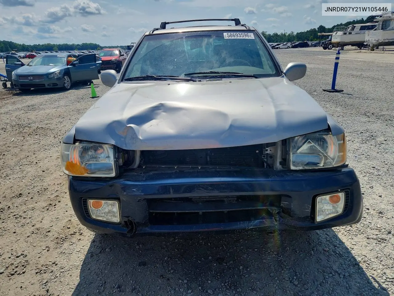 2001 Infiniti Qx4 Base VIN: JNRDR07Y21W105446 Lot: 58693596