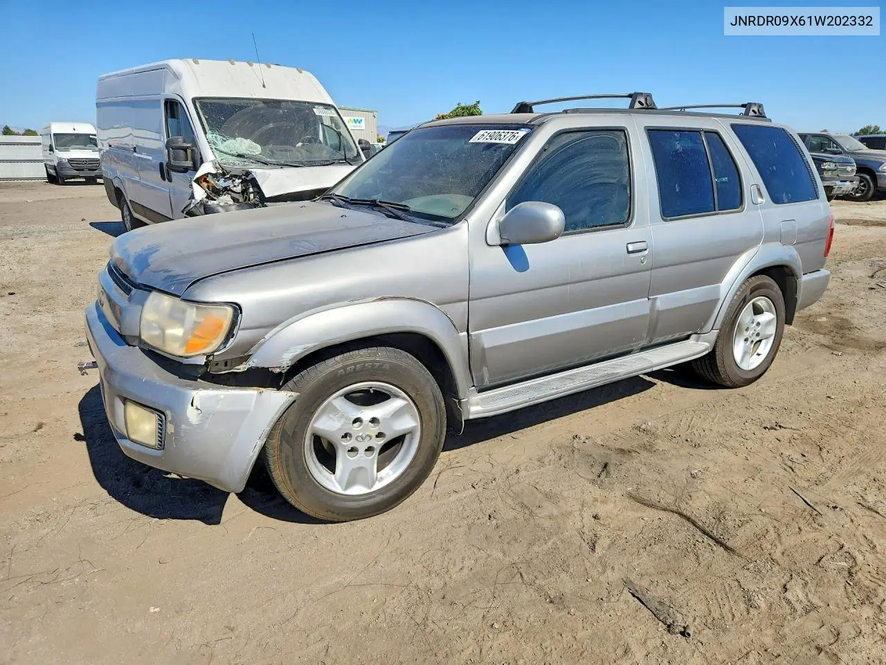 2001 Infiniti Qx4 Base VIN: JNRDR09X61W202332 Lot: 61906376