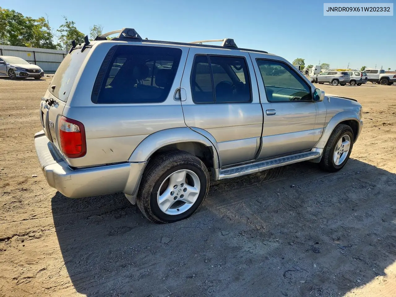 2001 Infiniti Qx4 Base VIN: JNRDR09X61W202332 Lot: 61906376