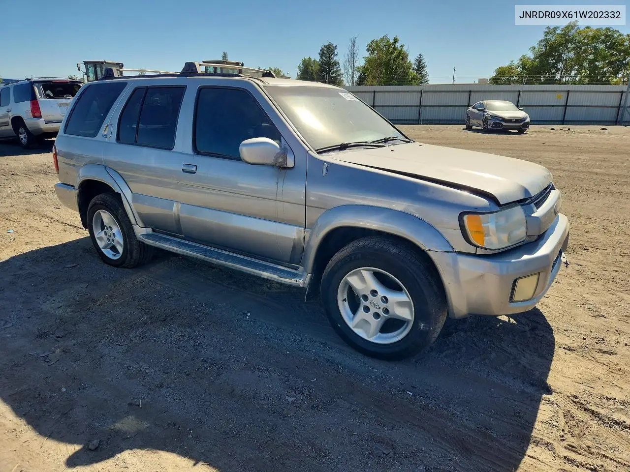 2001 Infiniti Qx4 Base VIN: JNRDR09X61W202332 Lot: 61906376
