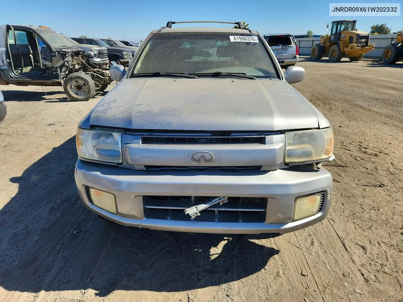 2001 Infiniti Qx4 Base VIN: JNRDR09X61W202332 Lot: 61906376