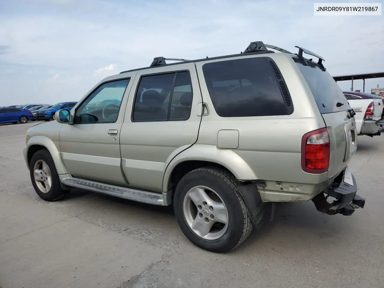 2001 Infiniti Qx4 VIN: JNRDR09Y81W219867 Lot: 87404325