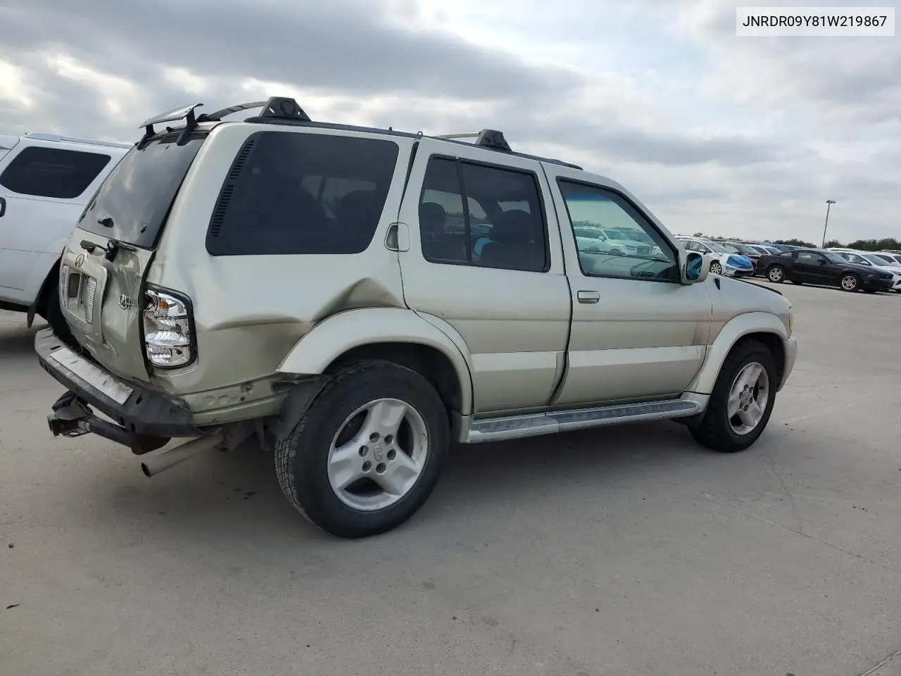 2001 Infiniti Qx4 VIN: JNRDR09Y81W219867 Lot: 87404325