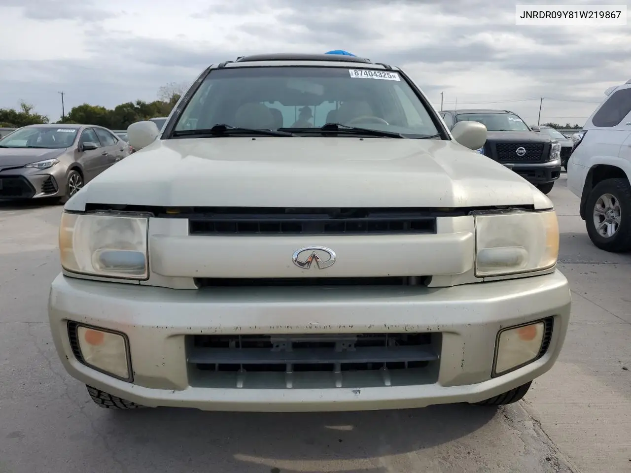 2001 Infiniti Qx4 VIN: JNRDR09Y81W219867 Lot: 87404325