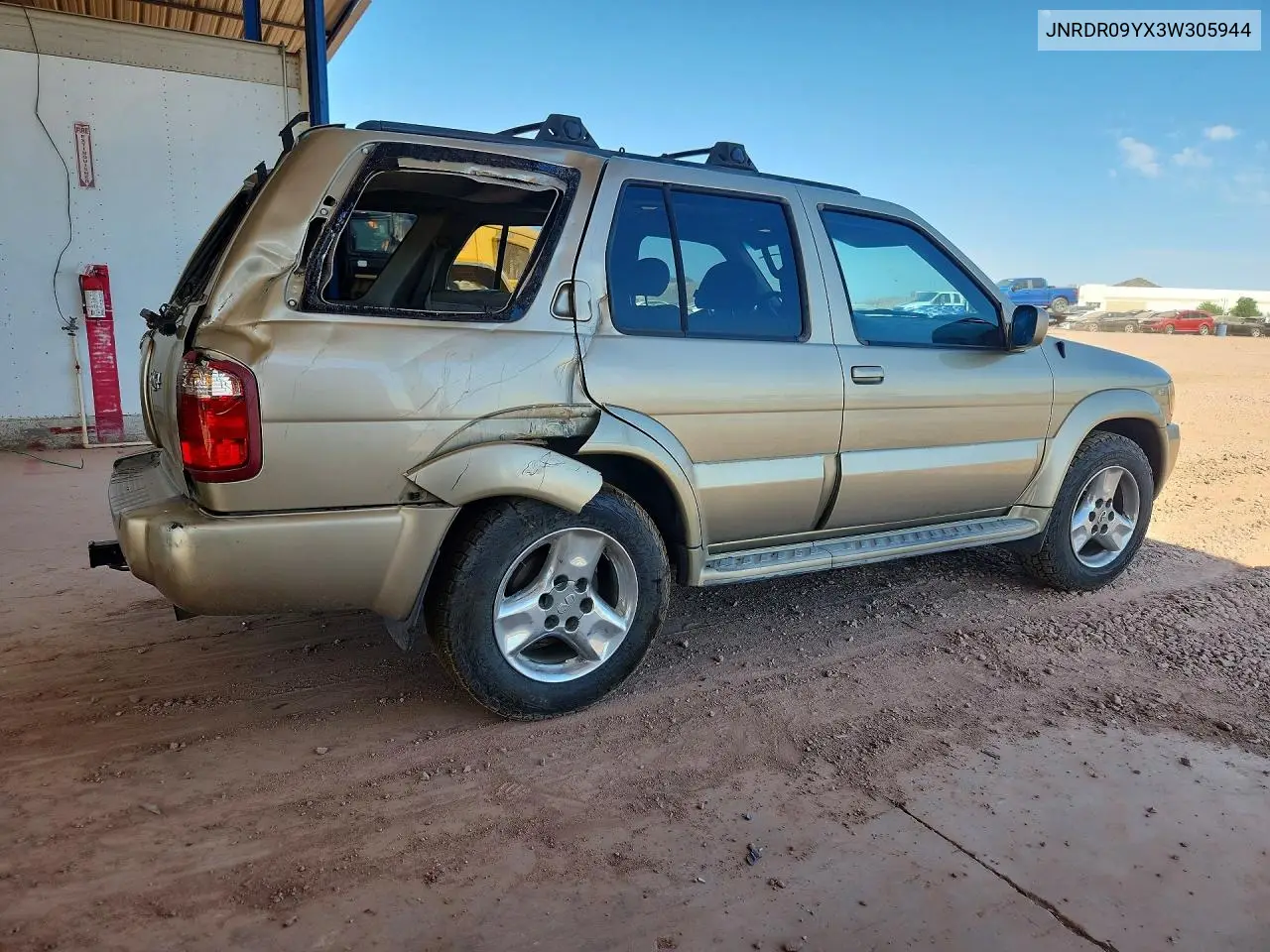 2003 Infiniti Qx4 Base VIN: JNRDR09YX3W305944 Lot: 58609306