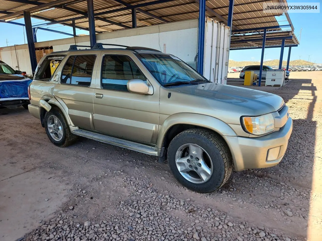 2003 Infiniti Qx4 Base VIN: JNRDR09YX3W305944 Lot: 58609306