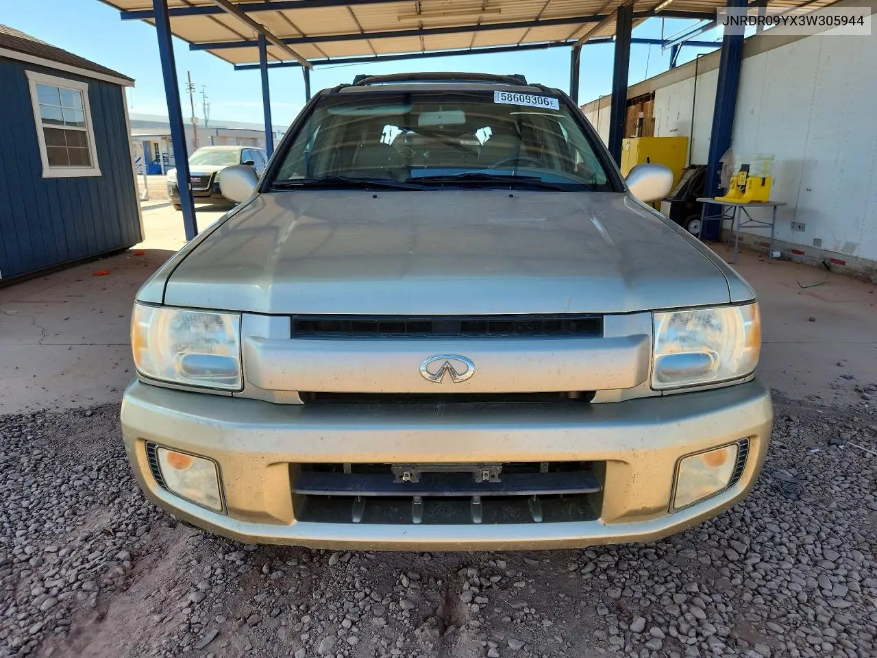 2003 Infiniti Qx4 Base VIN: JNRDR09YX3W305944 Lot: 58609306