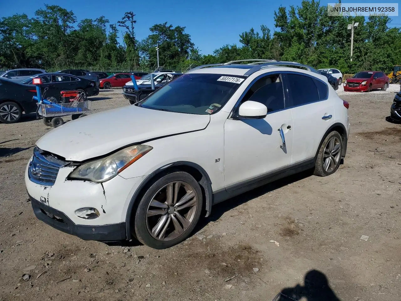 2014 Infiniti Qx50 Journey VIN: JN1BJ0HR8EM192358 Lot: 55317176