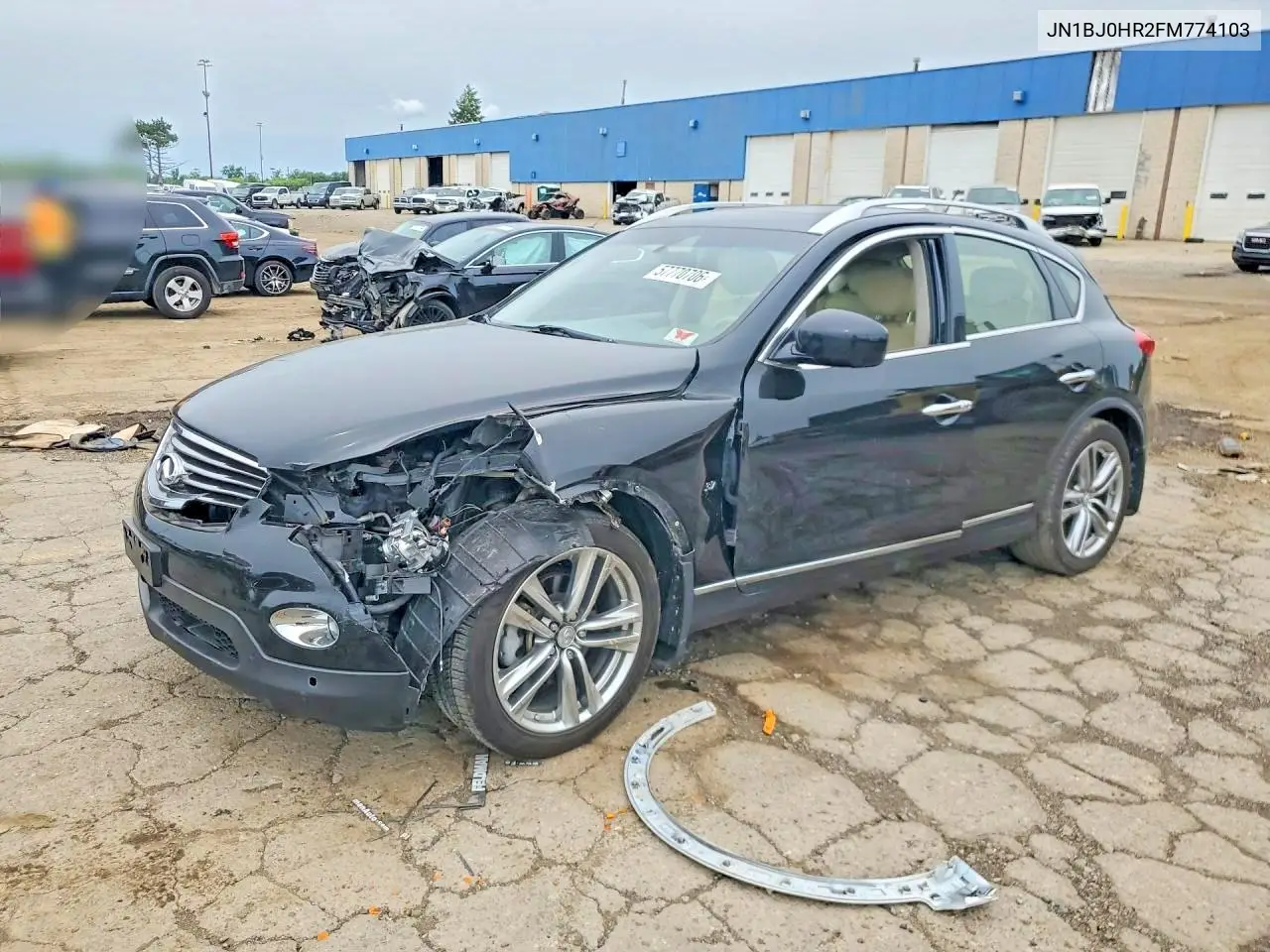 2015 Infiniti Qx50 Base VIN: JN1BJ0HR2FM774103 Lot: 57770706
