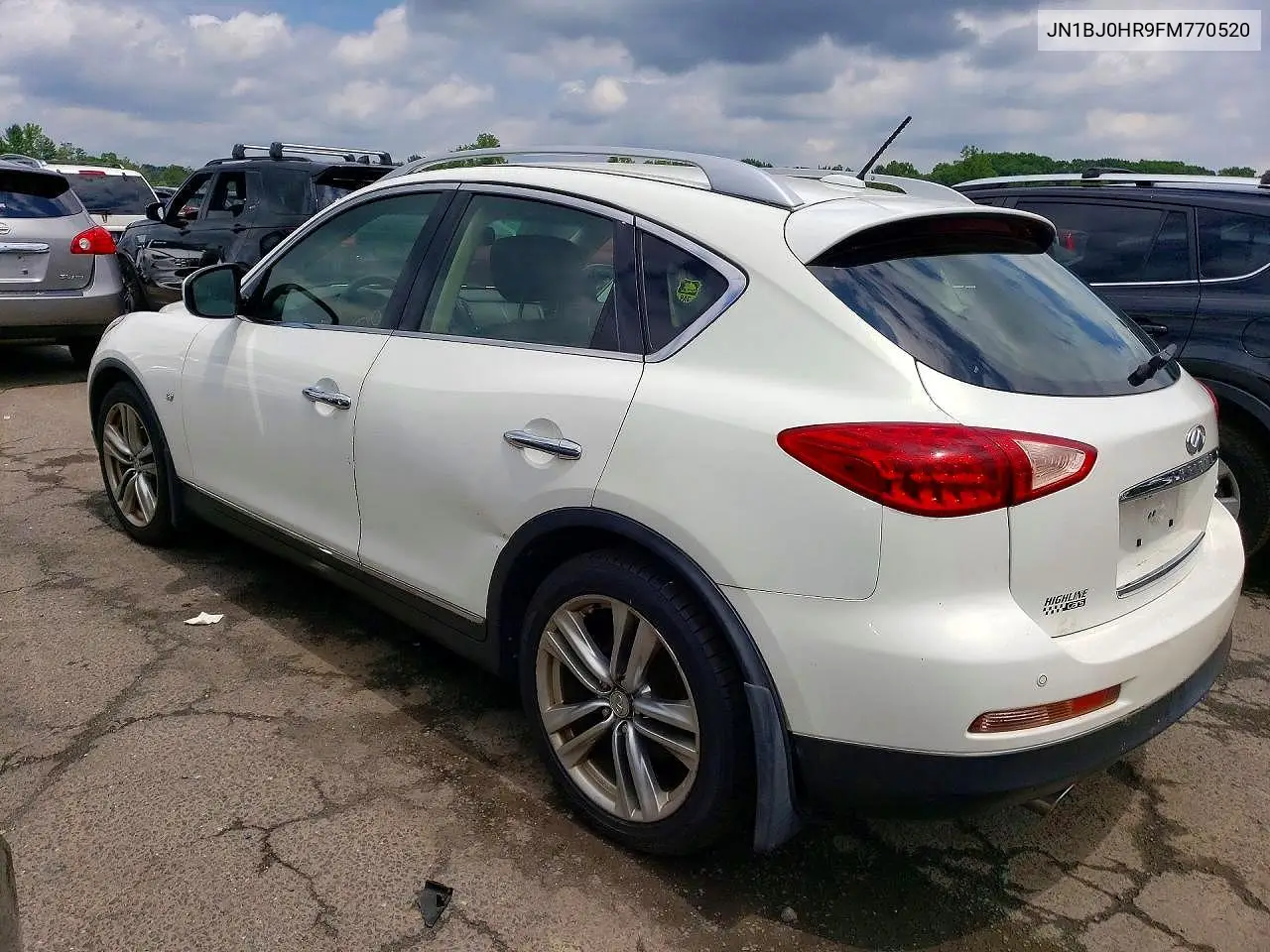 2015 Infiniti Qx50 VIN: JN1BJ0HR9FM770520 Lot: 61212086