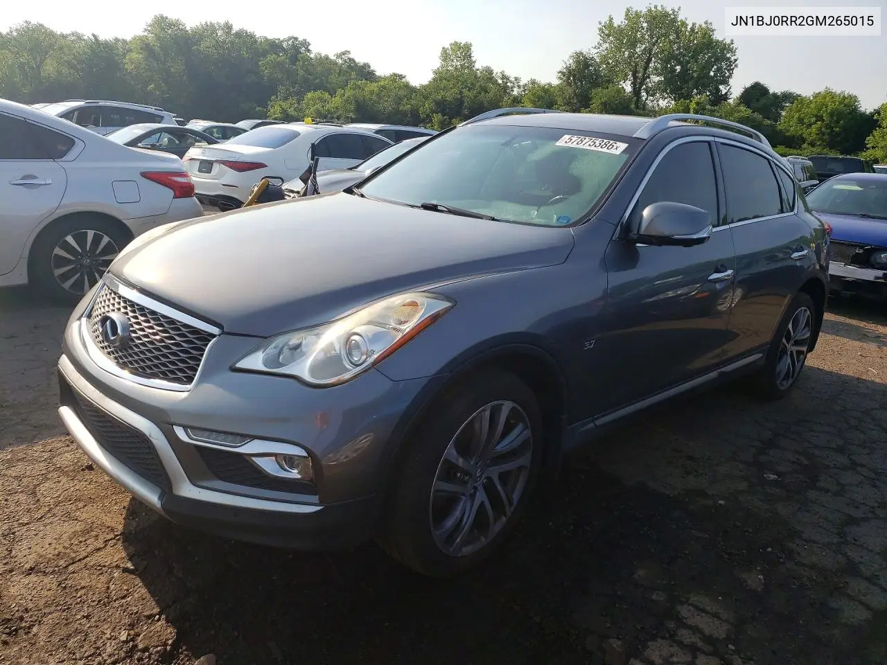 2016 Infiniti Qx50 Base VIN: JN1BJ0RR2GM265015 Lot: 57875386