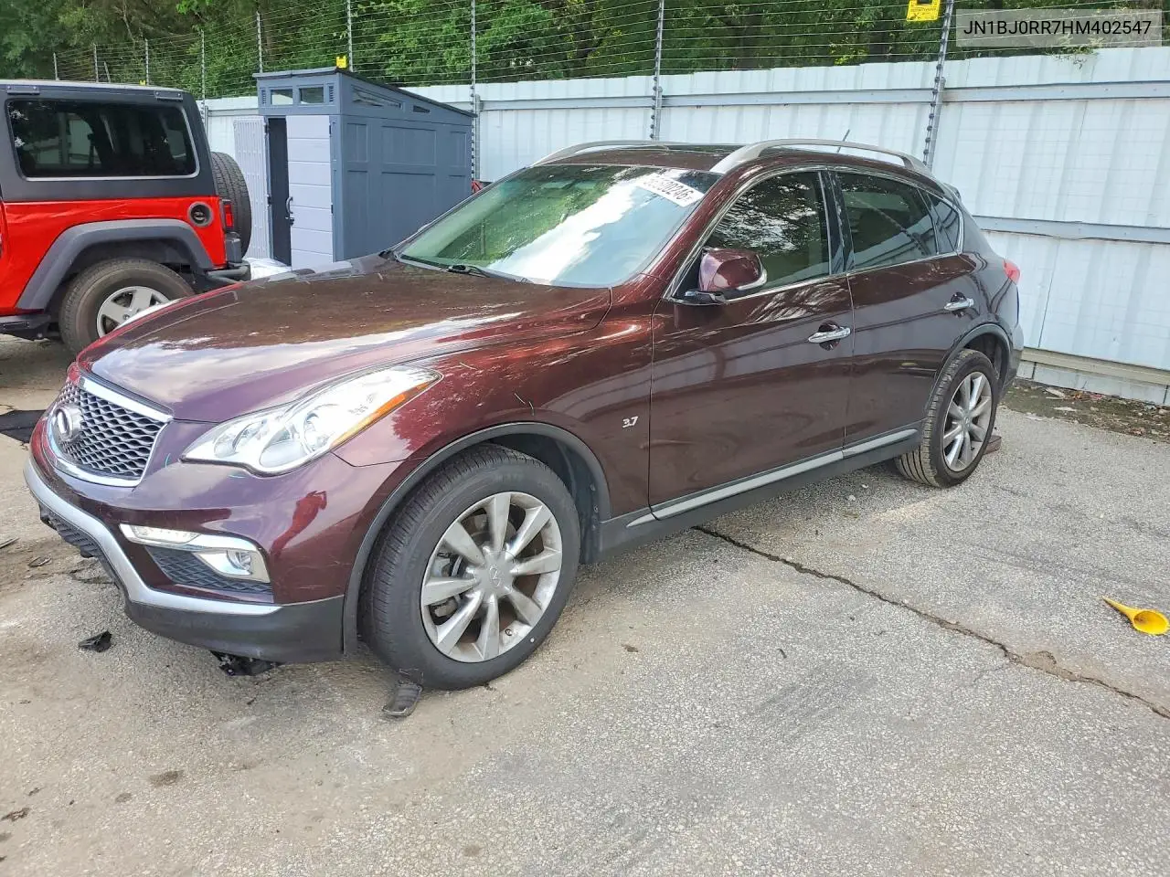 2017 Infiniti Qx50 Base VIN: JN1BJ0RR7HM402547 Lot: 56500246