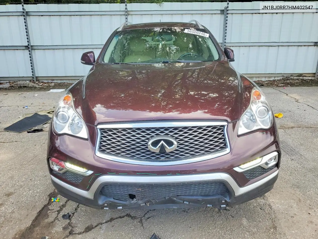 2017 Infiniti Qx50 Base VIN: JN1BJ0RR7HM402547 Lot: 56500246