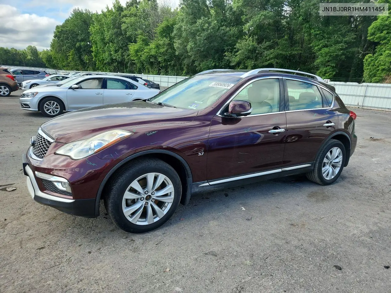 2017 Infiniti Qx50 Base VIN: JN1BJ0RR1HM411454 Lot: 59950926