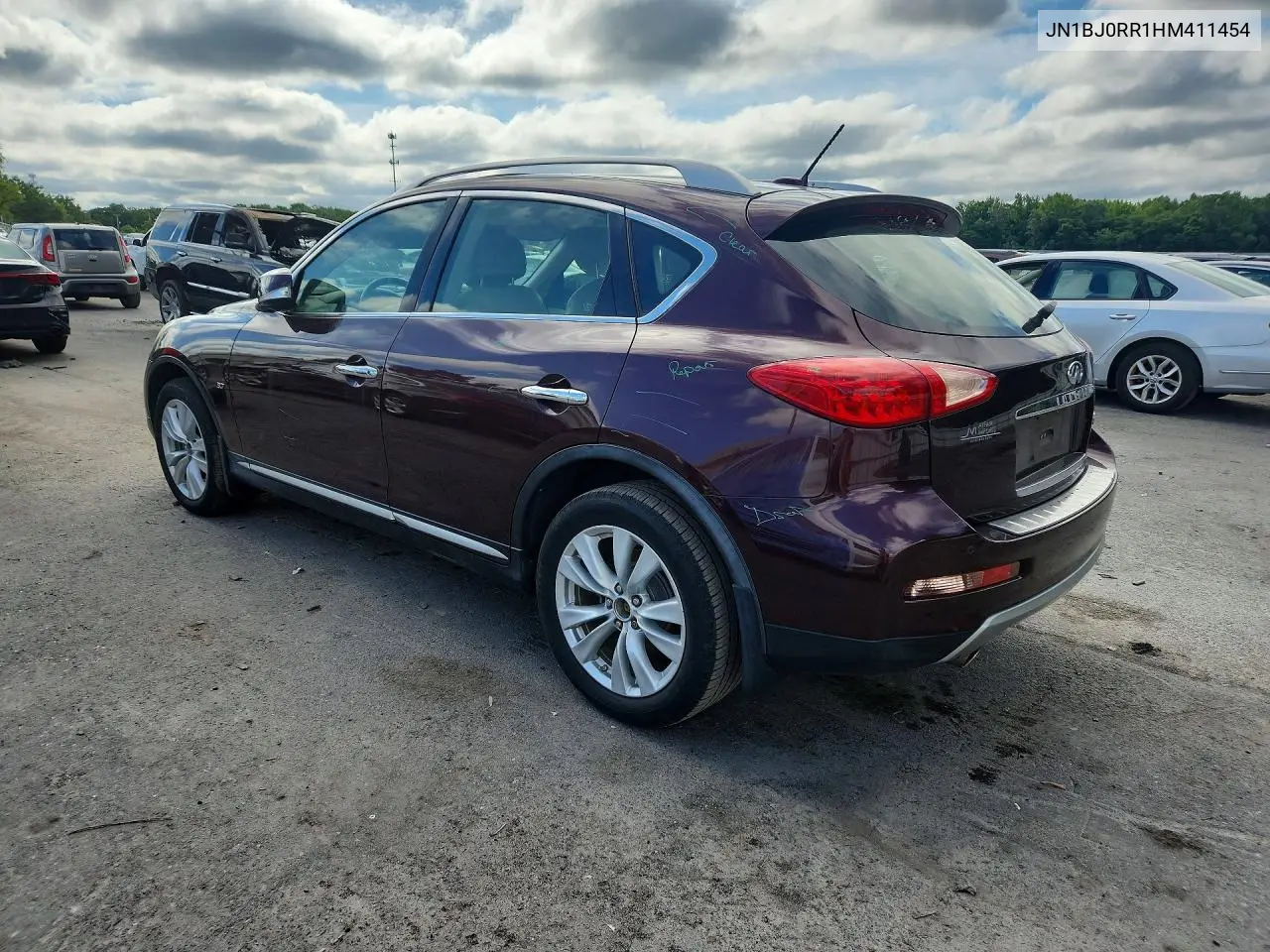 2017 Infiniti Qx50 Base VIN: JN1BJ0RR1HM411454 Lot: 59950926
