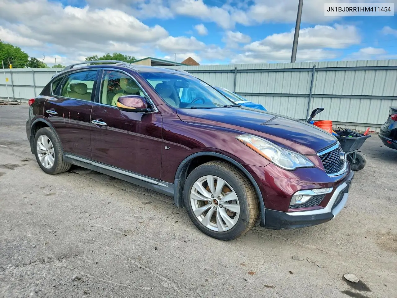 2017 Infiniti Qx50 Base VIN: JN1BJ0RR1HM411454 Lot: 59950926