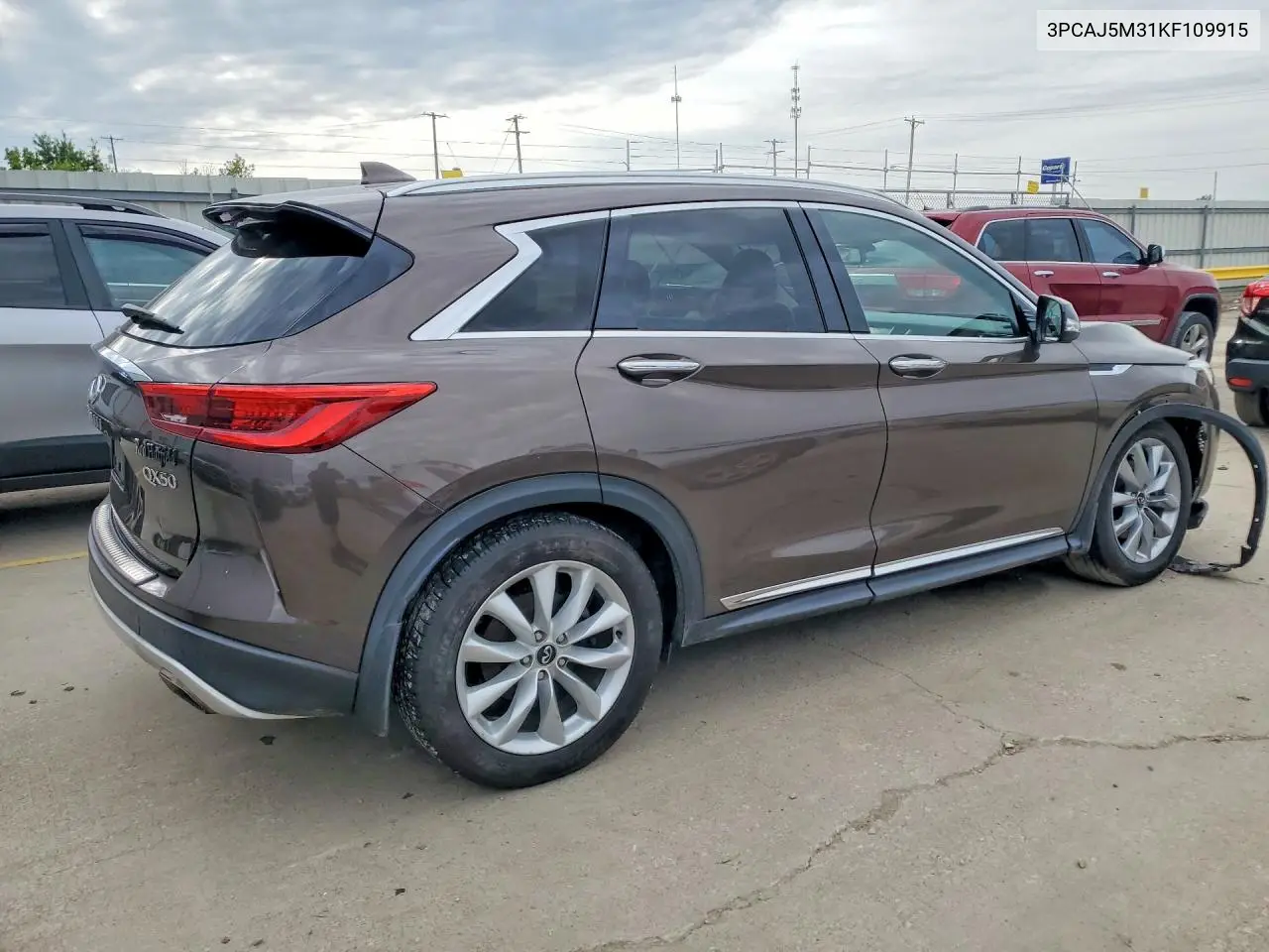 2019 Infiniti Qx50 Essential VIN: 3PCAJ5M31KF109915 Lot: 56263396