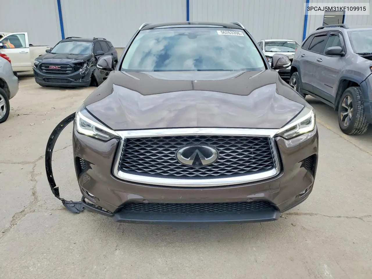 2019 Infiniti Qx50 Essential VIN: 3PCAJ5M31KF109915 Lot: 56263396