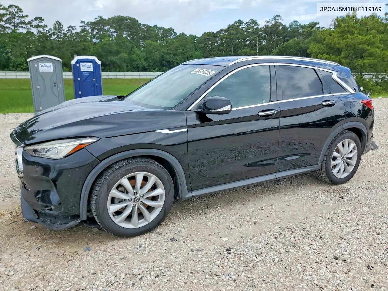 2019 Infiniti Qx50 Essential VIN: 3PCAJ5M10KF119169 Lot: 56310256