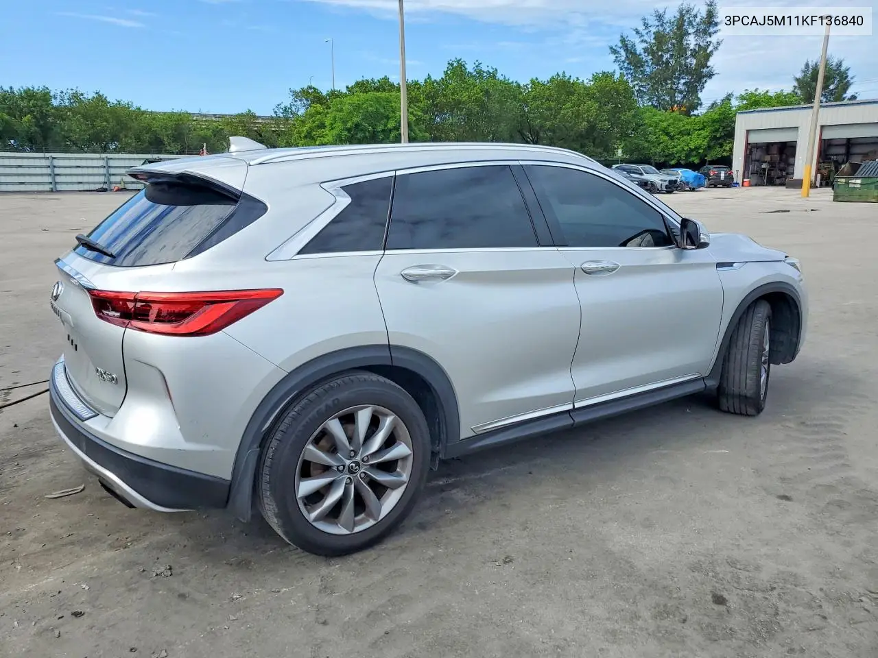 2019 Infiniti Qx50 Luxe VIN: 3PCAJ5M11KF136840 Lot: 56590586