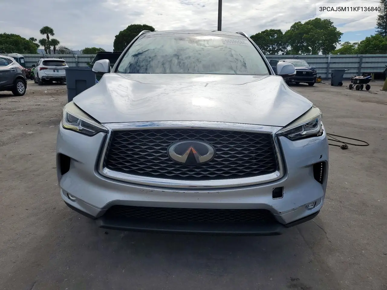 2019 Infiniti Qx50 Luxe VIN: 3PCAJ5M11KF136840 Lot: 56590586