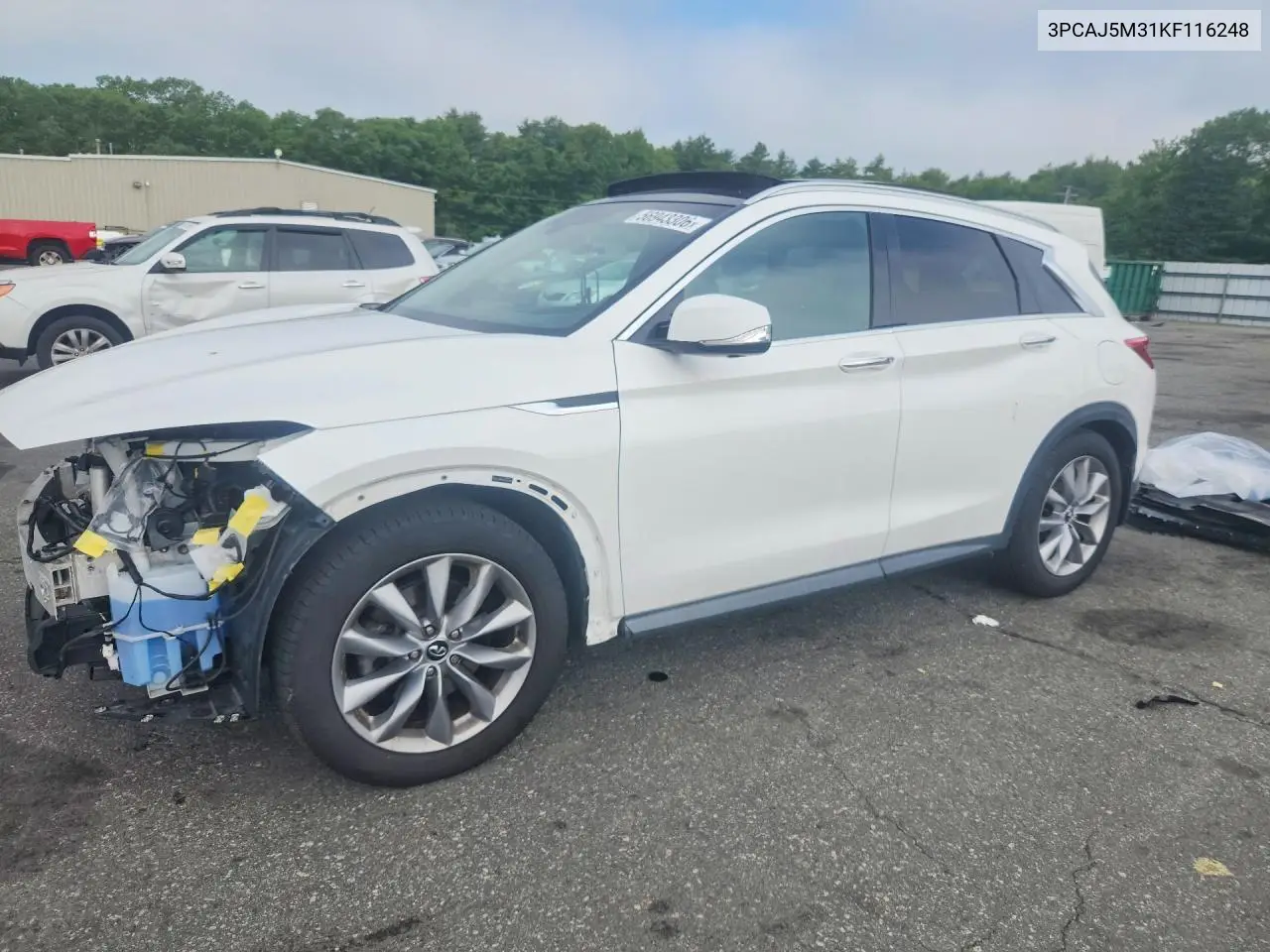2019 Infiniti Qx50 Essential VIN: 3PCAJ5M31KF116248 Lot: 56943306