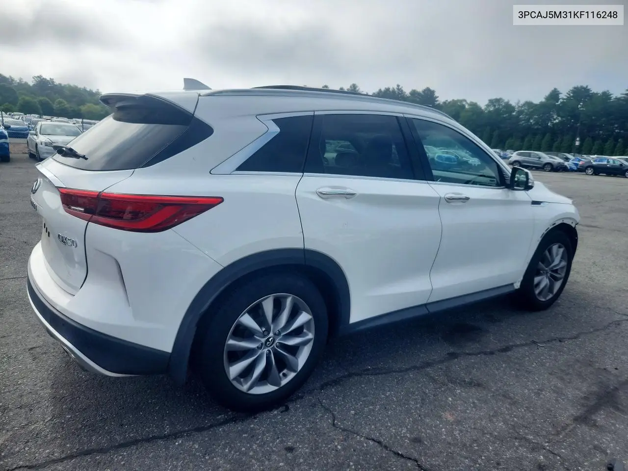 2019 Infiniti Qx50 Essential VIN: 3PCAJ5M31KF116248 Lot: 56943306