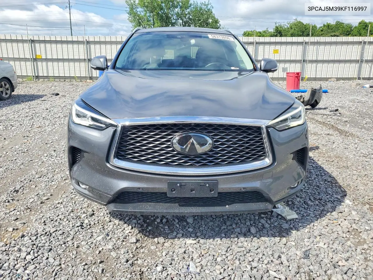 2019 Infiniti Qx50 Essential VIN: 3PCAJ5M39KF116997 Lot: 58313096