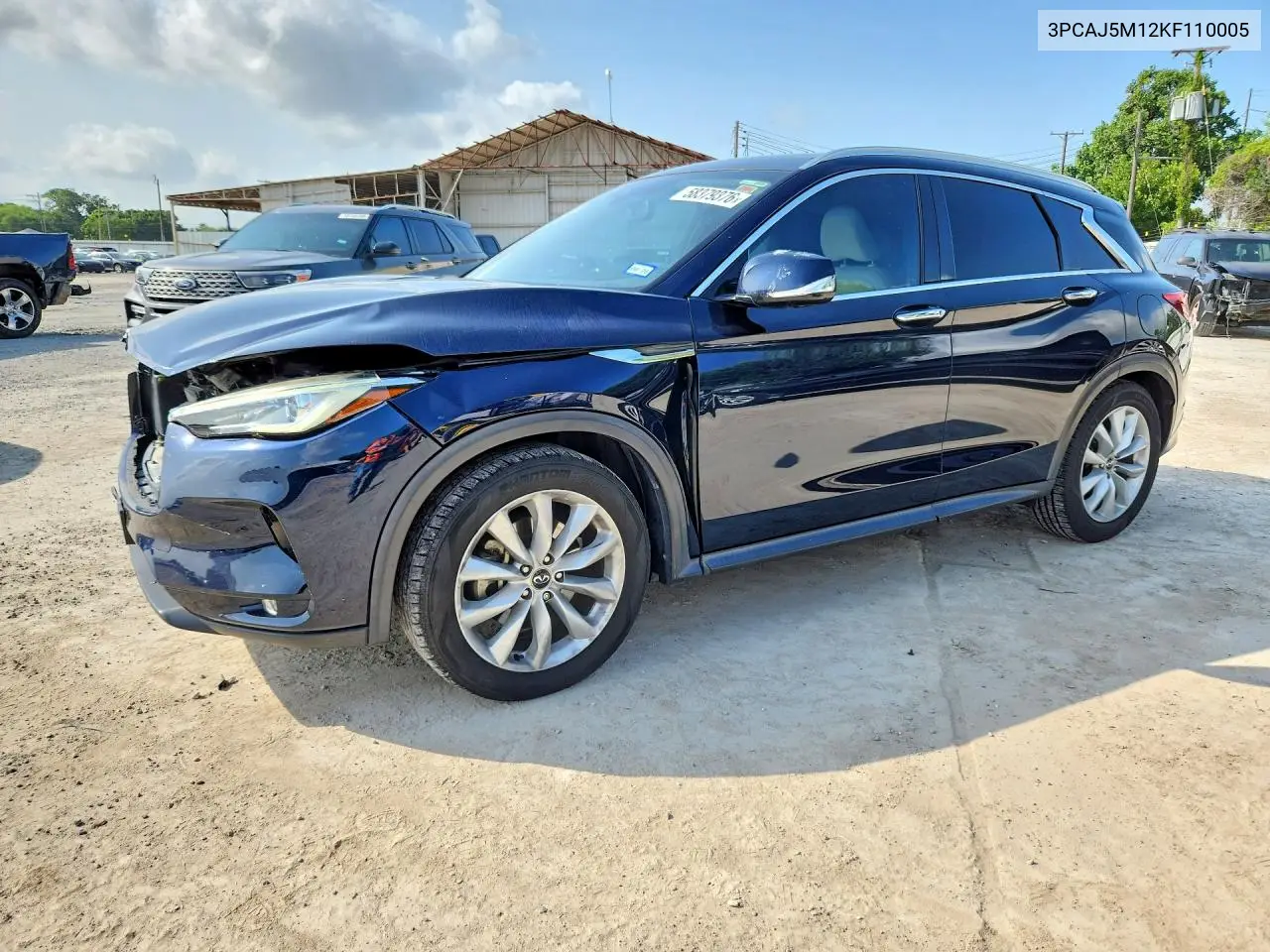 2019 Infiniti Qx50 Essential VIN: 3PCAJ5M12KF110005 Lot: 58379376