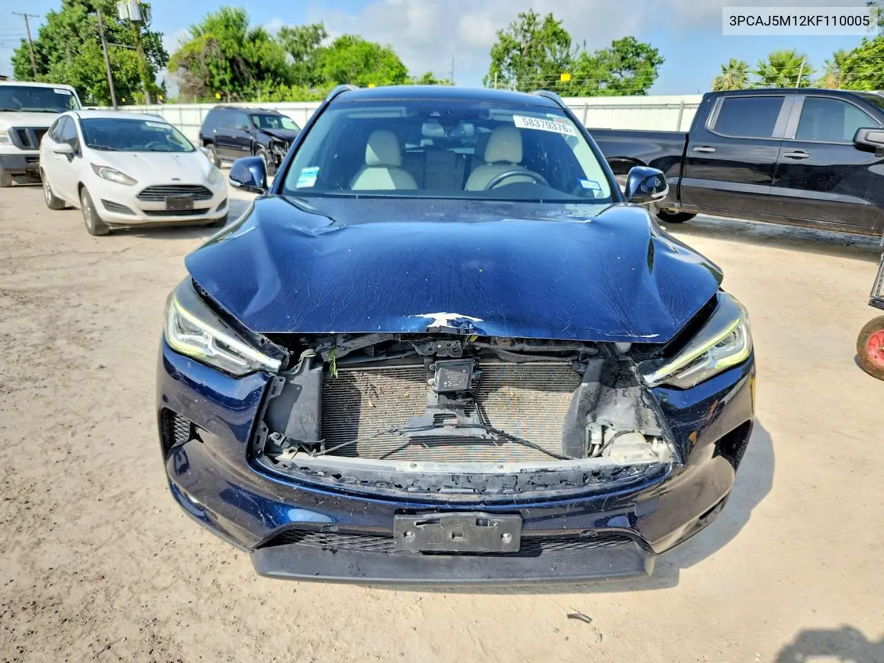 2019 Infiniti Qx50 Essential VIN: 3PCAJ5M12KF110005 Lot: 58379376