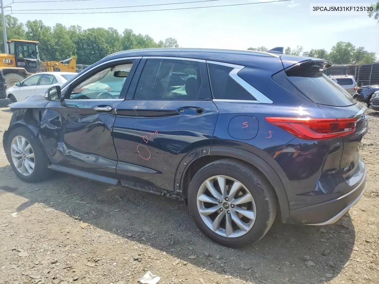 2019 Infiniti Qx50 Luxe VIN: 3PCAJ5M31KF125130 Lot: 58688486