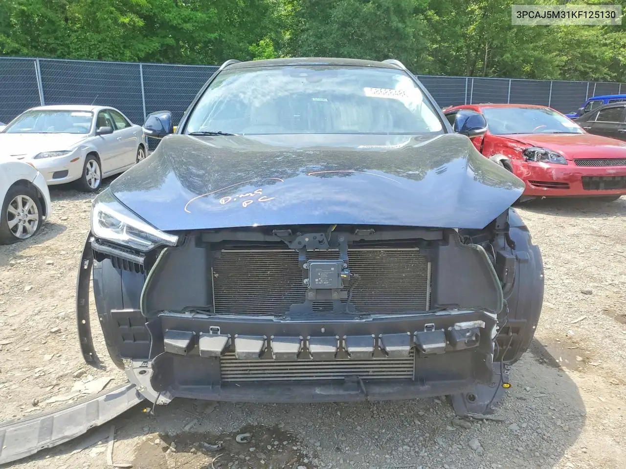 2019 Infiniti Qx50 Luxe VIN: 3PCAJ5M31KF125130 Lot: 58688486