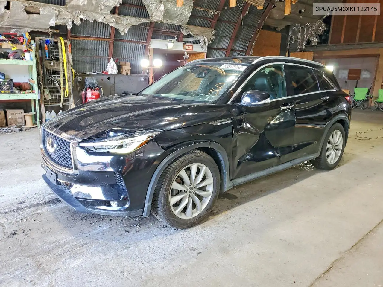 2019 Infiniti Qx50 Essential VIN: 3PCAJ5M3XKF122145 Lot: 58992266