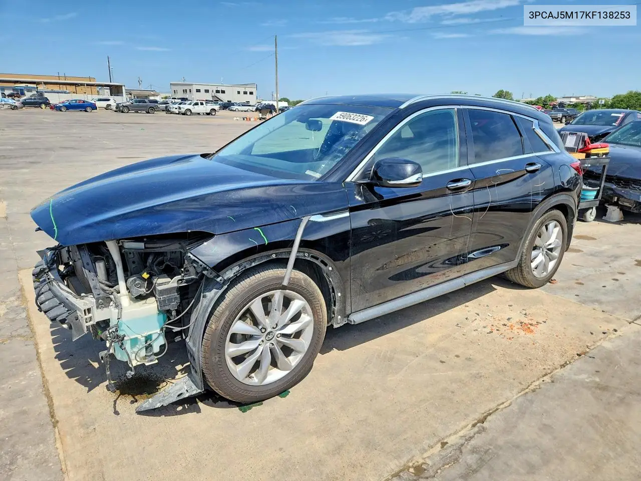 2019 Infiniti Qx50 Luxe VIN: 3PCAJ5M17KF138253 Lot: 59063226