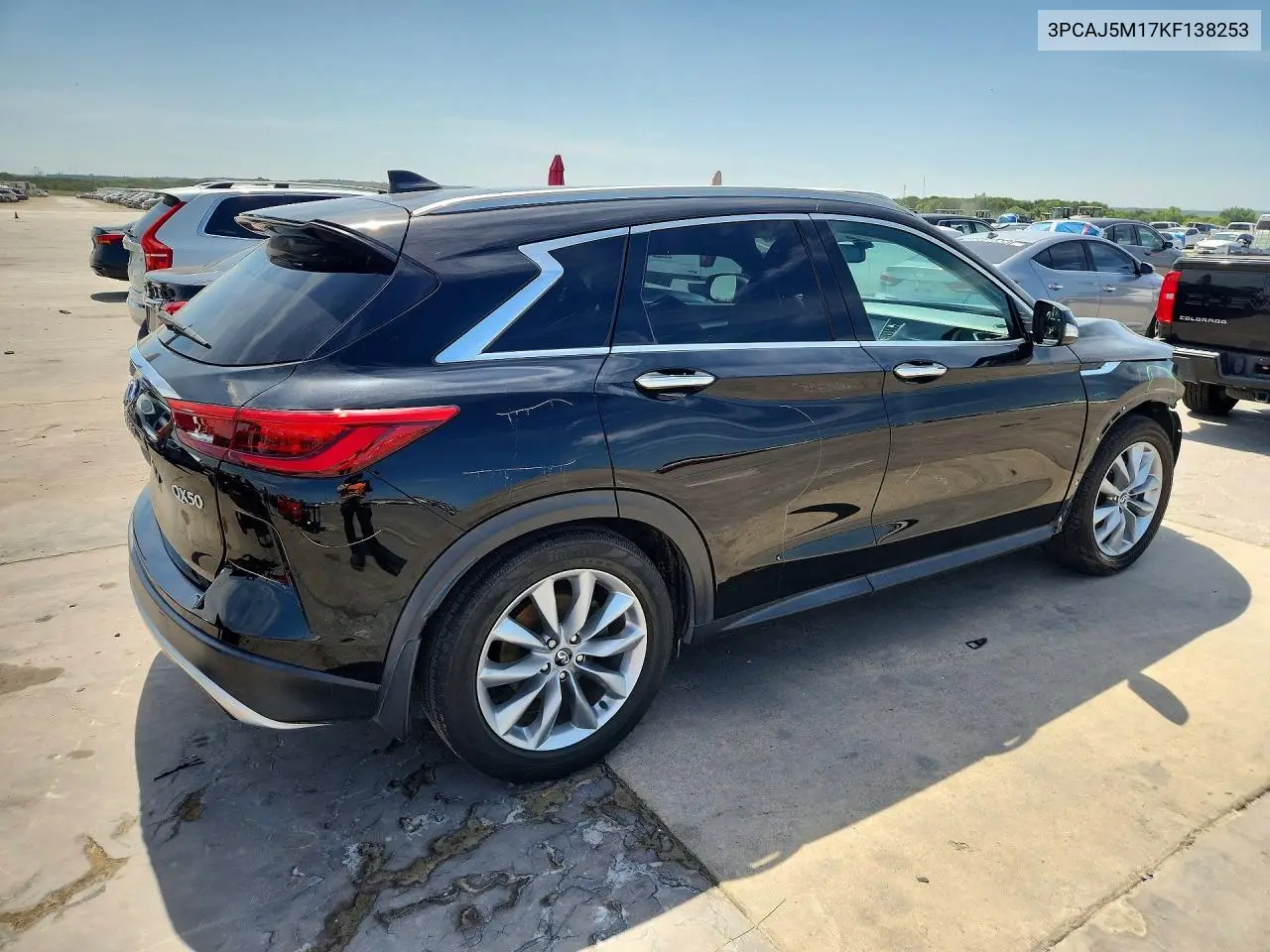 2019 Infiniti Qx50 Luxe VIN: 3PCAJ5M17KF138253 Lot: 59063226
