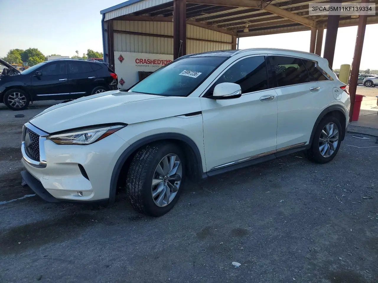 2019 Infiniti Qx50 Luxe VIN: 3PCAJ5M11KF139334 Lot: 59067236