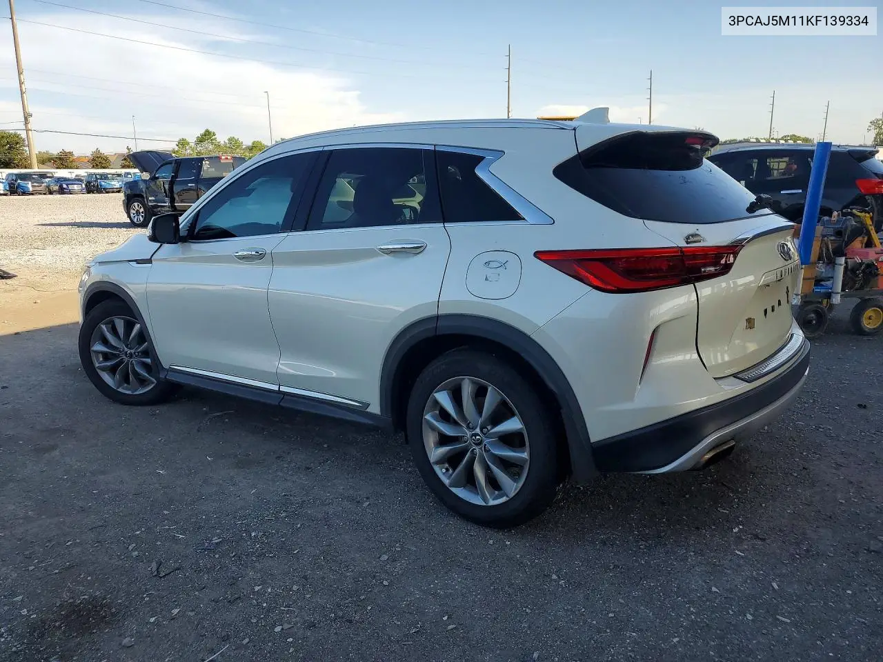 2019 Infiniti Qx50 Luxe VIN: 3PCAJ5M11KF139334 Lot: 59067236