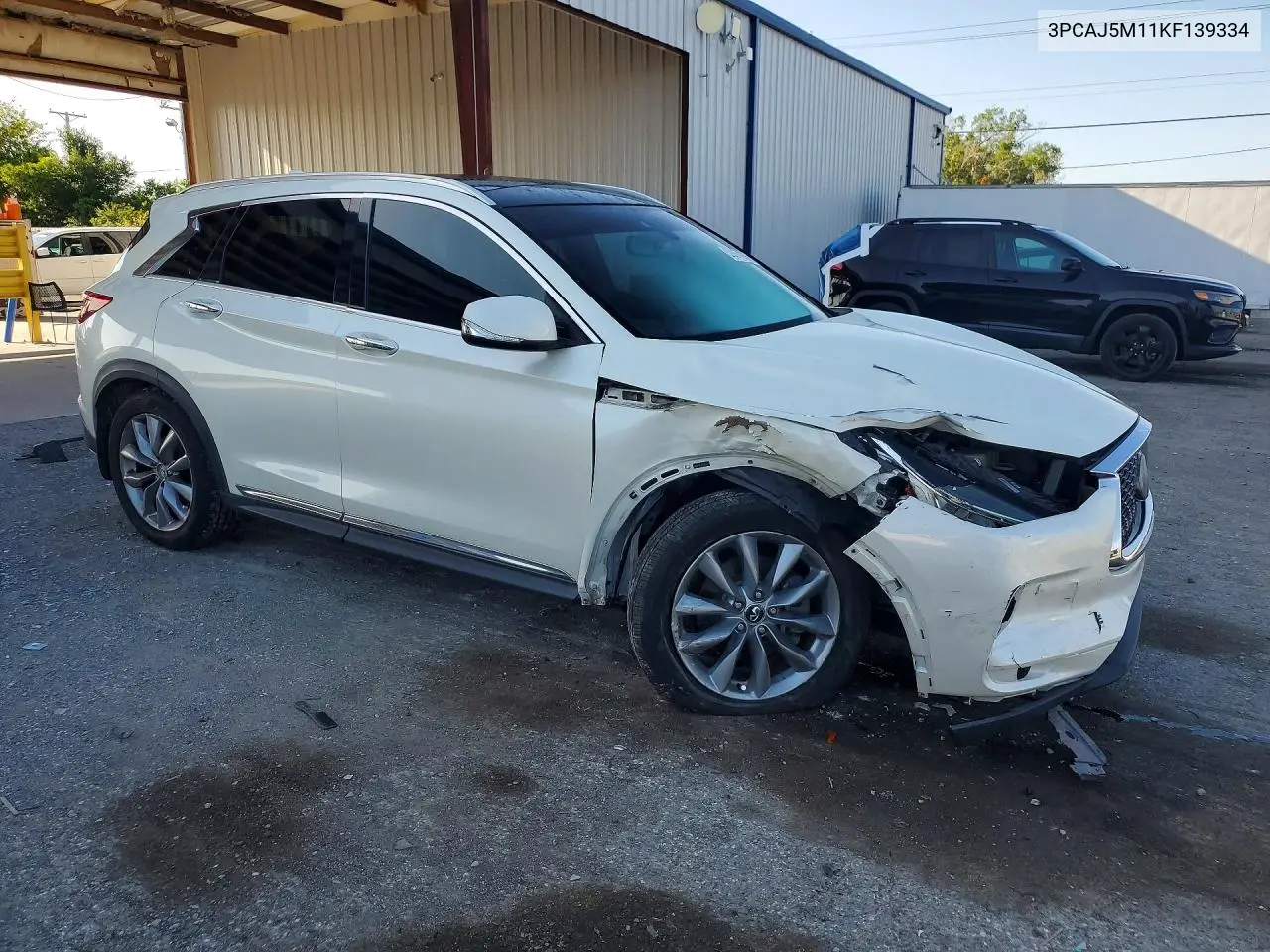 2019 Infiniti Qx50 Luxe VIN: 3PCAJ5M11KF139334 Lot: 59067236