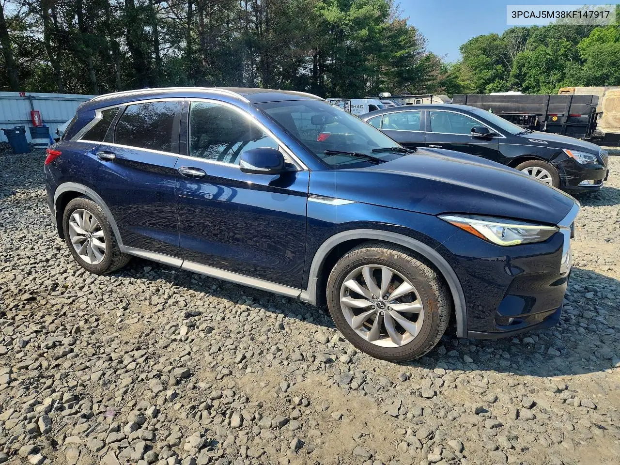 2019 Infiniti Qx50 Luxe VIN: 3PCAJ5M38KF147917 Lot: 59229716