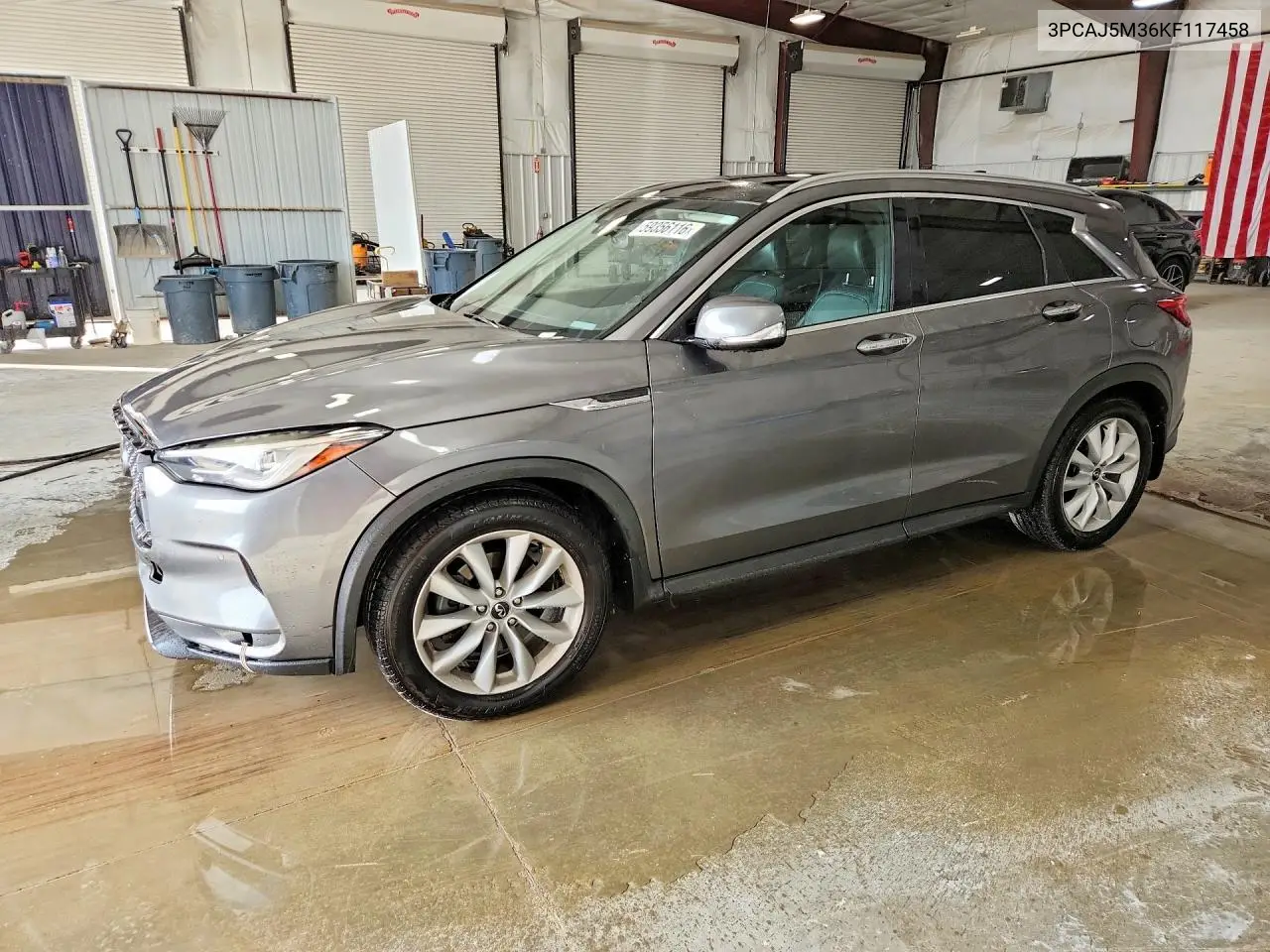 2019 Infiniti Qx50 Essential VIN: 3PCAJ5M36KF117458 Lot: 59356116