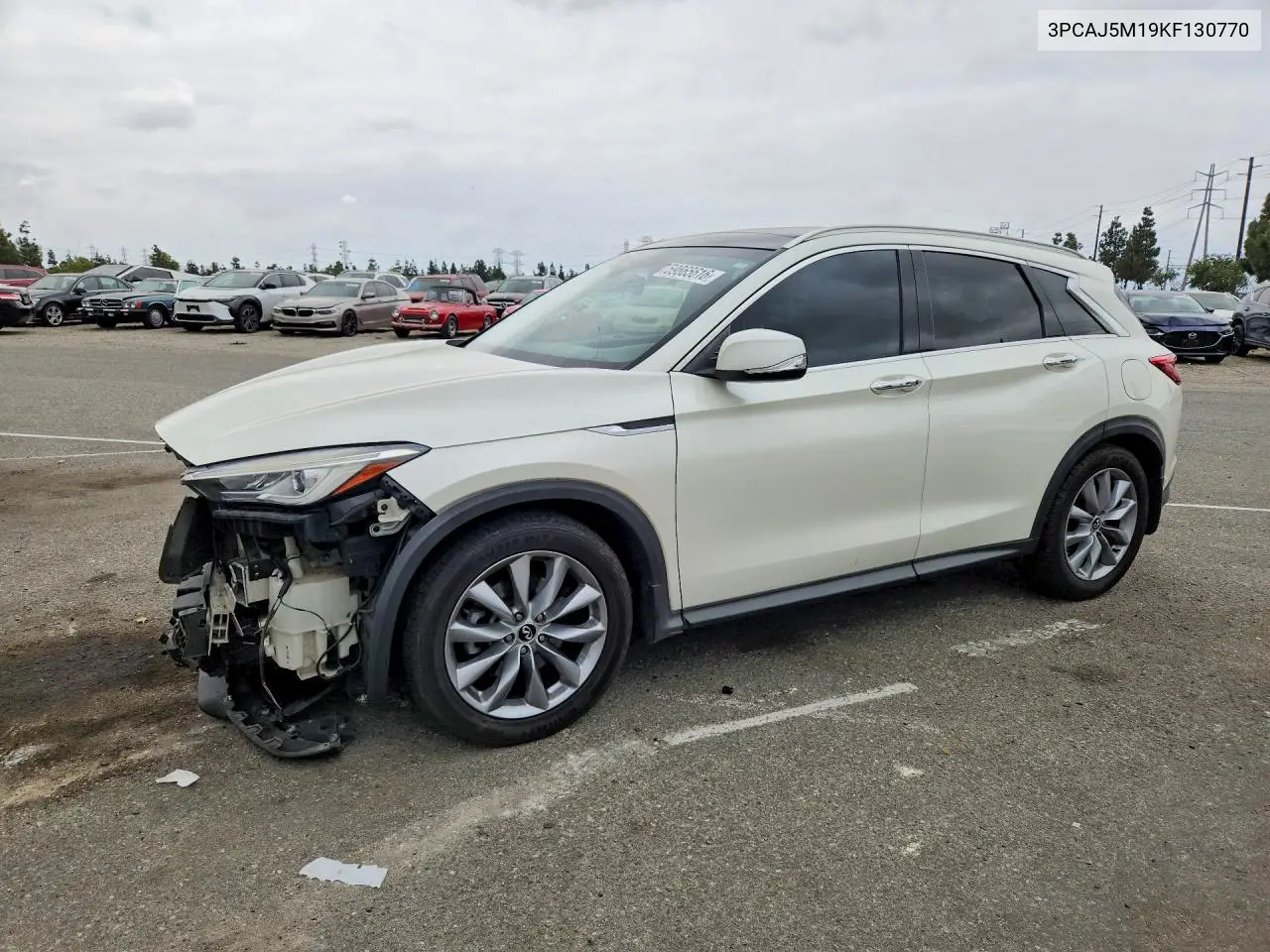 2019 Infiniti Qx50 Luxe VIN: 3PCAJ5M19KF130770 Lot: 59665616