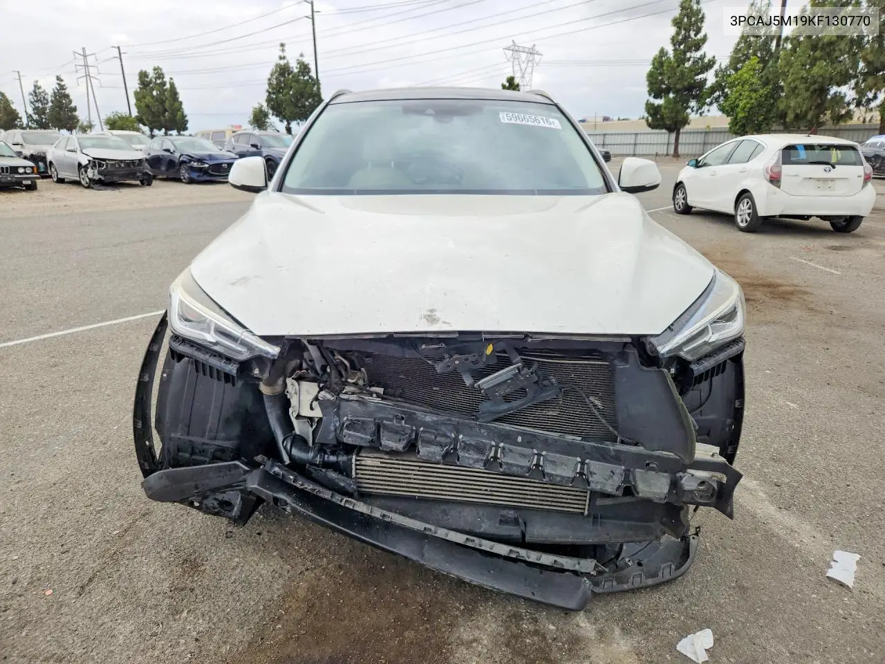 2019 Infiniti Qx50 Luxe VIN: 3PCAJ5M19KF130770 Lot: 59665616